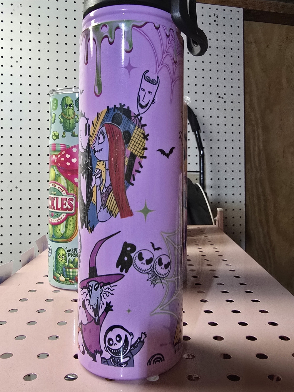 Nightmare Before Christmas Tumbler 32 Oz Bottle